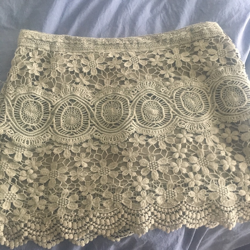 Free People lace skirt